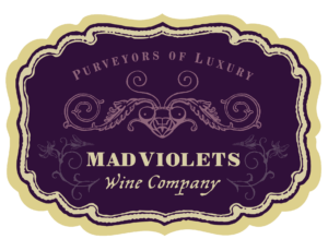 Mad Violets Pinot Noir wine label
